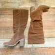 Universal Thread Suede Heel Boots- Size 9 Wide Calf (LIKE NEW) Discount