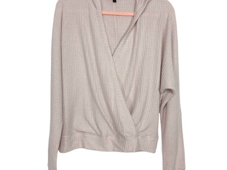 Gibson Light Pink Waffle Knit Lounge Hoodie- Size S (We Have Matching Top & Bottom!) Discount