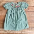 Rosalina Collections Green Smocked Christmas Dress- Size 18M Cheap