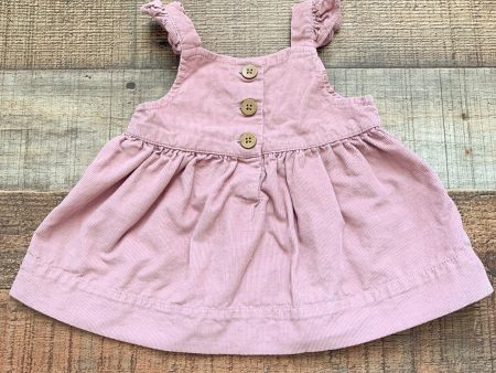 Baby Gap Pink Button Front Corduroy Dress- Size 0-3M Online Hot Sale