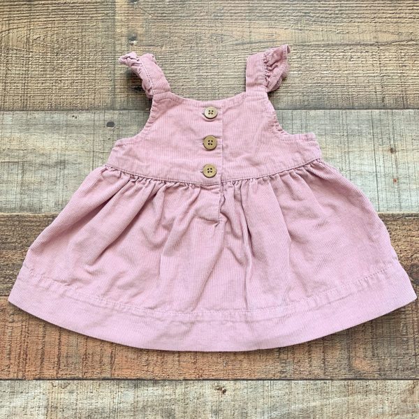 Baby Gap Pink Button Front Corduroy Dress- Size 0-3M Online Hot Sale