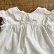 Bella Bliss White Collared Bow Back Top- Size 12M (see notes) For Sale