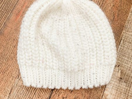 Cotton On White Beanie Discount