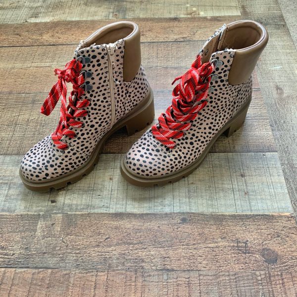 Universal Thread Animal Print Side Zipper Combat Boots- Size 8.5 (BRAND NEW CONDITION) Online Sale