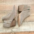 Vince Camuto Taupe Nethera Perforated Bootie- Size 9 Cheap