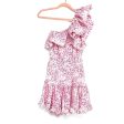 Buddy Love White Magenta One Shoulder Ruffle Dress NWT- Size XS Cheap