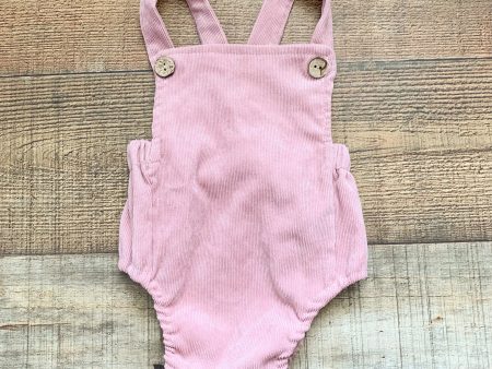 No Brand Mauve Corduroy Jumpsuit- Size ~0-3 Months (See Notes) Fashion