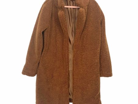 Vici Brown Faux Fur Jacket- Size L Fashion