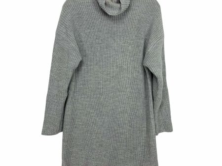 WAYF Grey Turtleneck Sweater Dress- Size XS (see notes) on Sale