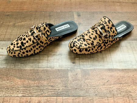 Steve Madden Animal Print Faux Fur Rylie Mules- Size 8 Online