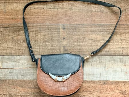 Stella & Dot Brown and Black Crossbody on Sale