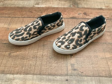 Qupid Animal Print Slip On Platform Slip On Sneakers- Size 8.5 Discount