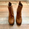 Ana Brown Suede Like Booties- Size 9 (In Great Condition!) Online