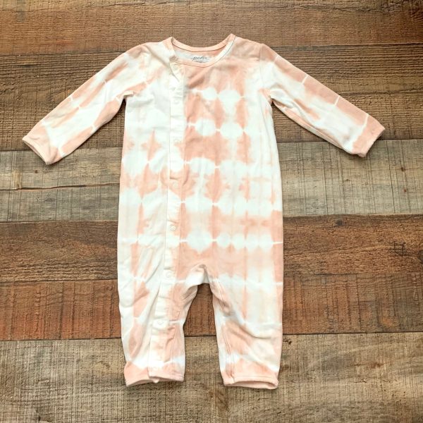 Pehr Organic Cotton Tie-Dye Snap Up Jumpsuit- Size 3-6M Online now