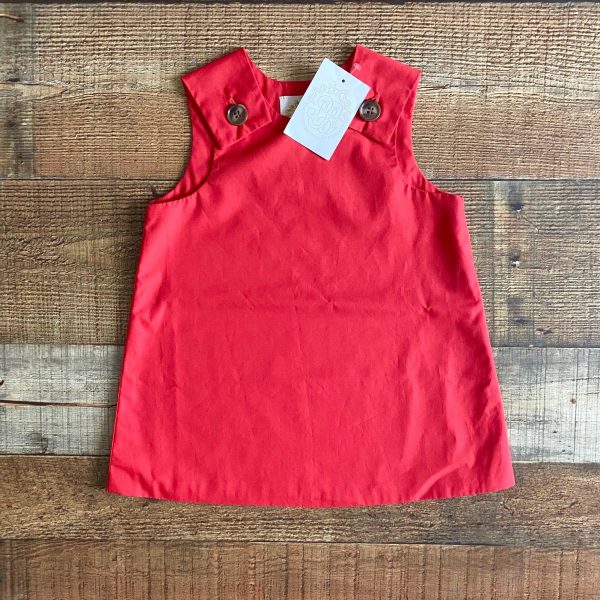 The Beaufort Bonnet Company Red Dress NWT- Size 18-24M Discount