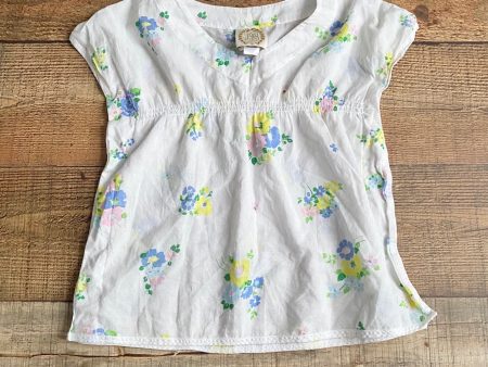 The Beaufort Bonnet Company White Floral Cover Up- Size 18-24M Online