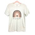 Bella + Canvas Cream Heathered Multicolor Rainbow  Better Together  T-Shirt- Size M Hot on Sale