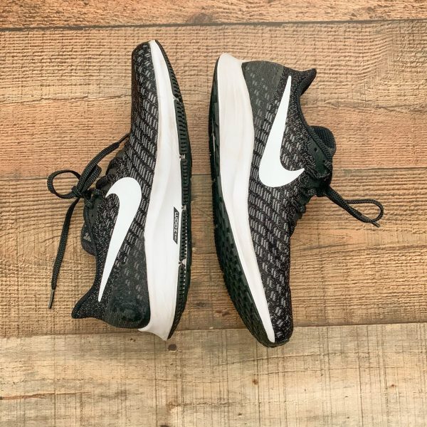 Pre-owned Nike Zoom Pegasus 35 Heathered Black Sneakers- Size 8.5 (Like New) For Sale