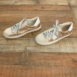 Vici Tan Metallic Sneakers With New Laces- Size 10 Fashion