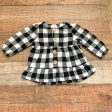 Mudpie Black and White Check Button Front Dress- Size 3-6M Online Hot Sale