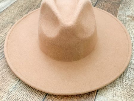 No Brand Camel Wool Hat For Cheap