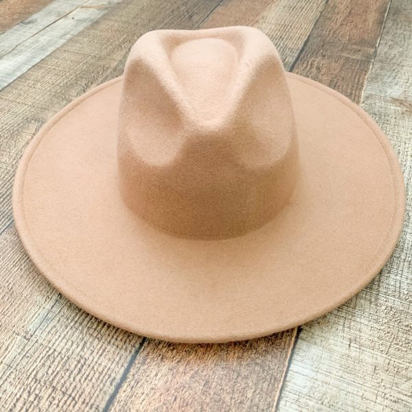 No Brand Camel Wool Hat For Cheap