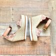 See By Chloe Suede Flower Patterned Espadrilles- Size ~7 (See Notes) Online now