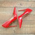 Steve Madden Red Patent Leather Heels- Size 7 (Great Condition) Supply