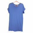 Forever 21 Blue Cuffed T-Shirt Dress- Size S Online