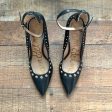 Sam Edelman Black Studded Ankle Wrap Heels- Size 9 (See Notes) Supply