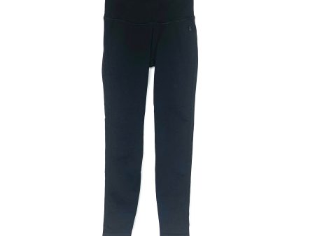 Good American Black Nylon Leggings With Ribbed Waistband- Size 0 1 (Inseam 23 ) (we have matching sports bra) on Sale