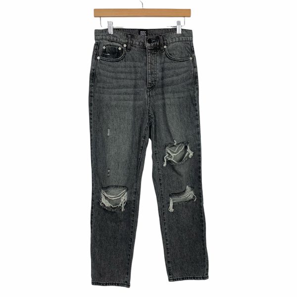 BDG Urban Outfitters Washed Black Slim Straight Distressed Jeans- Size 27 (Inseam 26” sold out online) Supply