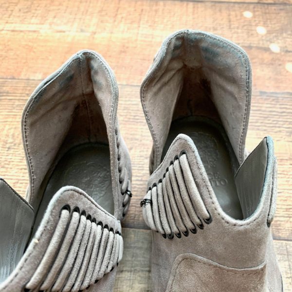 Vince Camuto Taupe Back Lace Booties- Size 9 (See Notes) For Discount