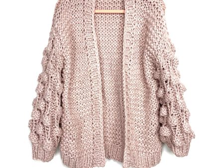 Amaryllis Blush Chunky Knit Cardigan NWT- Size XS S Fashion