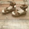 Sole Society Animal Print Espadrille Sandals- Size 7 on Sale