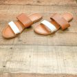 Abercrombie & Fitch White Camel Sandals- Size ~7 (See Notes!) Hot on Sale