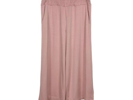 Gibson Light Mauve Wide Leg Pants NWT- Size M (Inseam 23 ) For Sale