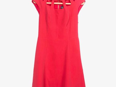 Vince Camuto Pink Cut Out Neck  Sleeveless Dress- Size 8 on Sale