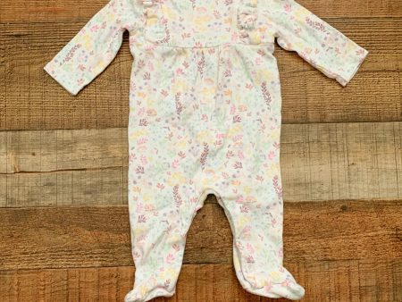 The Children s Place Floral Footie One Piece- Size 0-3M on Sale