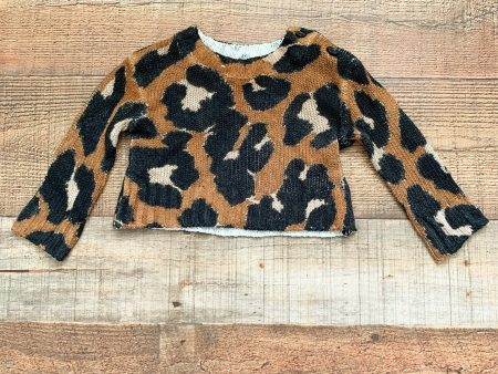 Show Me Your Mumu Animal Print Knit Sweater- Size 0-3M For Cheap