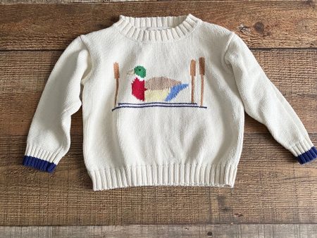 The Beaufort Bonnet Company Cream Duck Sweater- Size 2T Online