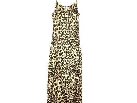 Hayden Animal Print Front Slits Slip Dress- Size S Online now