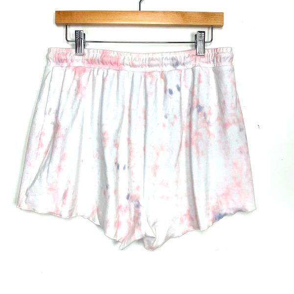 No Brand White Pink Purple Tie-Dye Drawstring Shorts- Size XL (we have matching top) Online Hot Sale