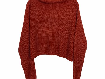 Vestique Brick Mock Wide Neck Sweater- Size M L Hot on Sale