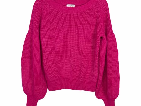 Vestique Pink Make It Count Bubble Sleeve Sweater NWT- Size S Online