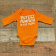 Old Navy Cutust Pumpkin in the Patch Onesie- Size 0-3M Online now