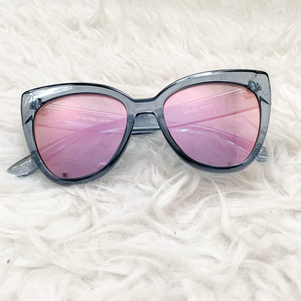 Aerie Blue Let the Real You Shine Sunglasses (see notes) on Sale