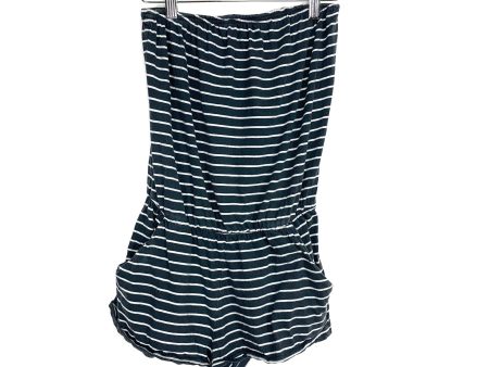 I Love H81 Strapless Striped Romper- Size S Online Hot Sale