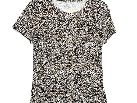 J Crew Animal Print Studio Tee- Size M Online now