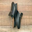 Qupid Black Faux Leather Mules- Size 8.5 (Like New) Fashion